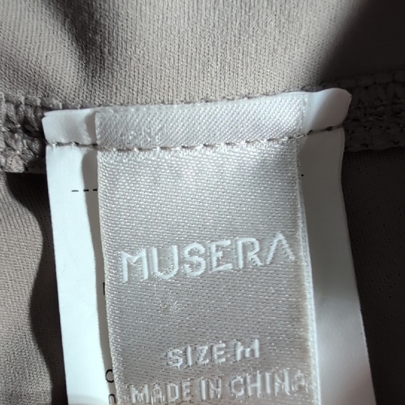 Muse Cream Tan Leggings High-Rise Structured - Picture 5 of 7